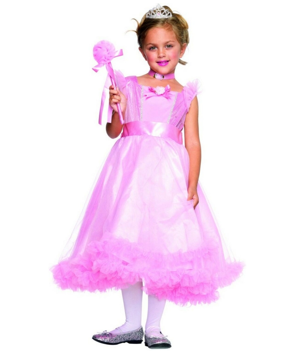 Pink Princess Costume Kids Halloween Fancy Dress