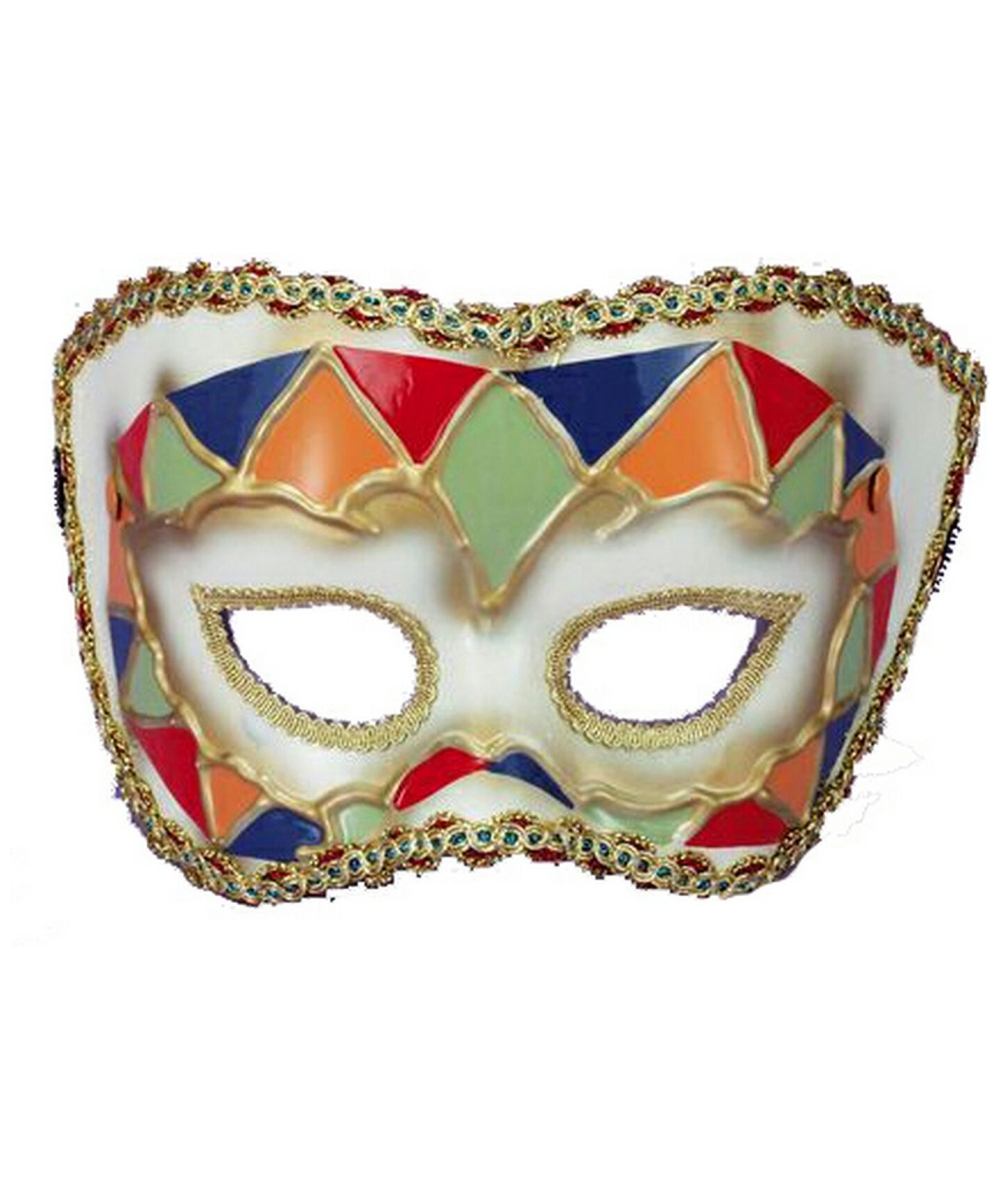  Happy Jester Venetian Mask