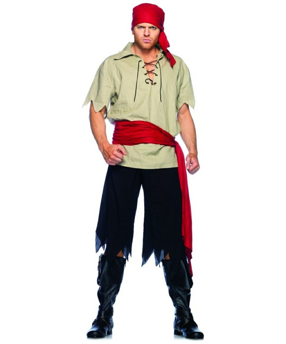 Adult Cut Throat Pirate Costume - Pirate Costumes