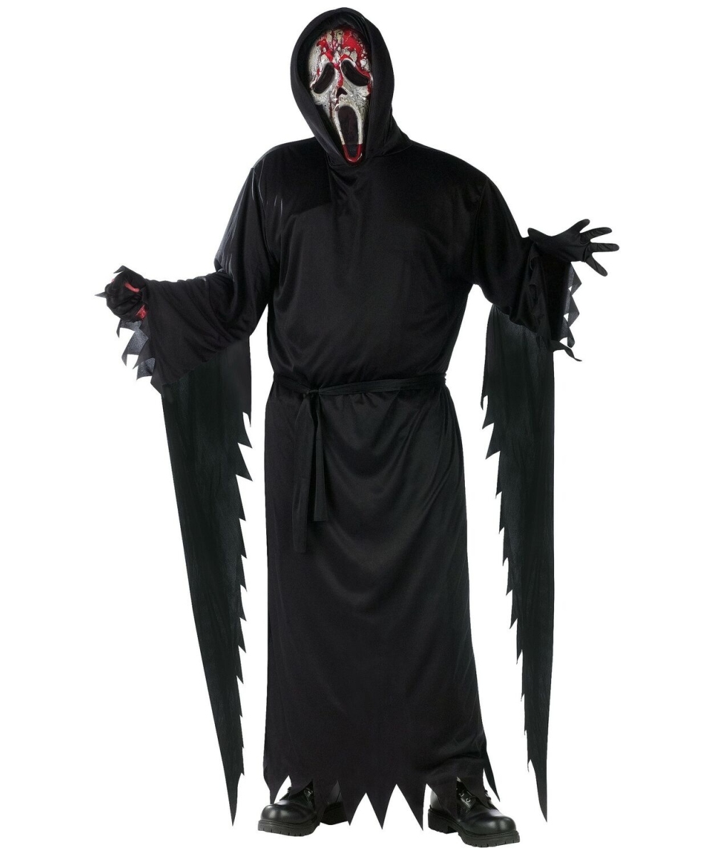 Adult Zombie Ghost Costume Bleeding - Adult Halloween Costumes