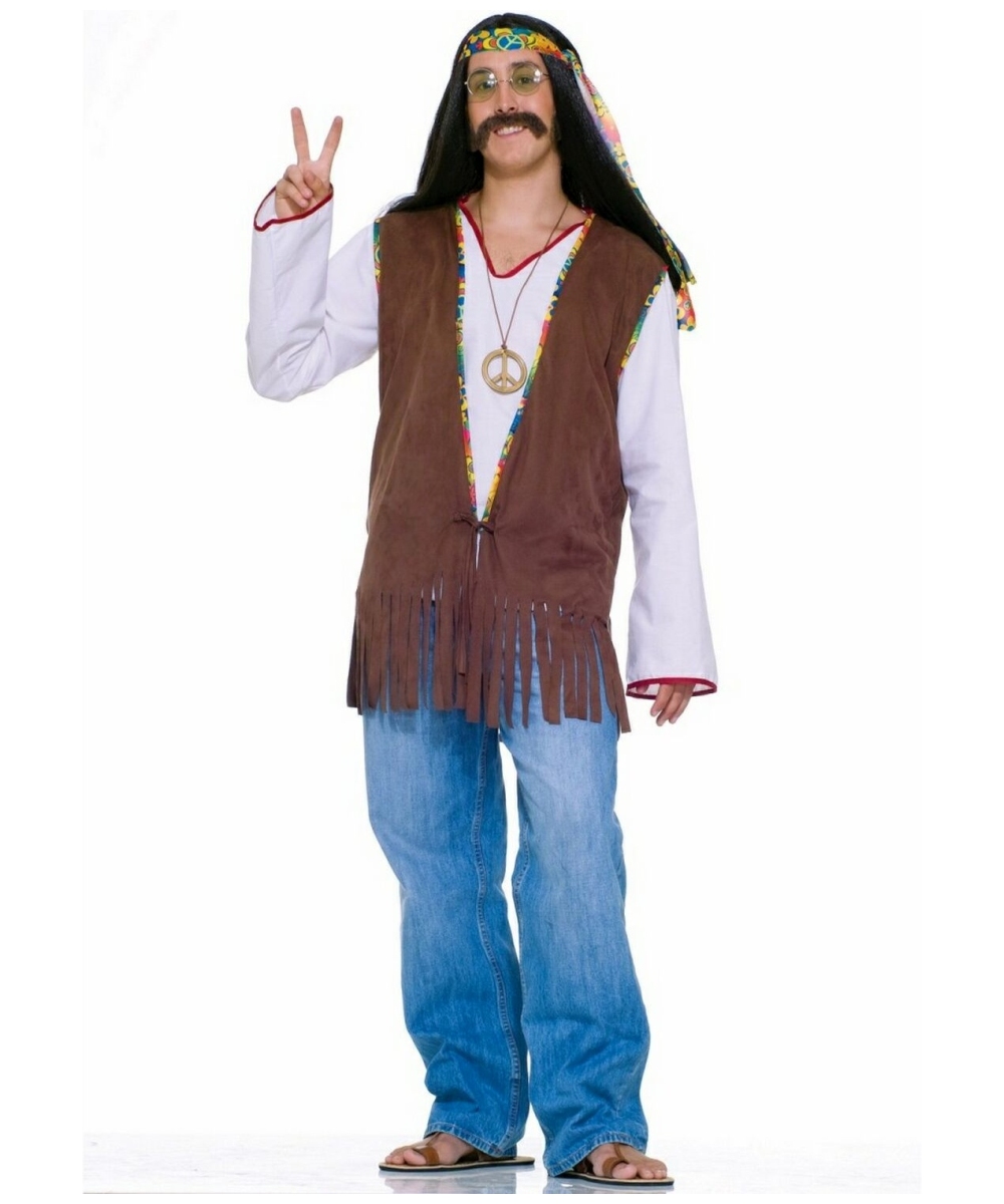  Mens Hippie Costume