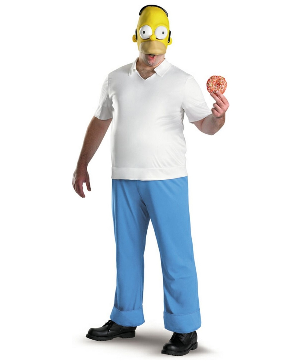  Mens Homer Simpson Costume