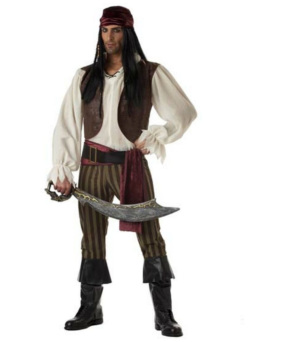  Mens Pirate Rogue Costume