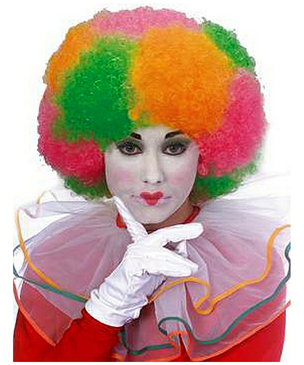  Neon Afro Wig