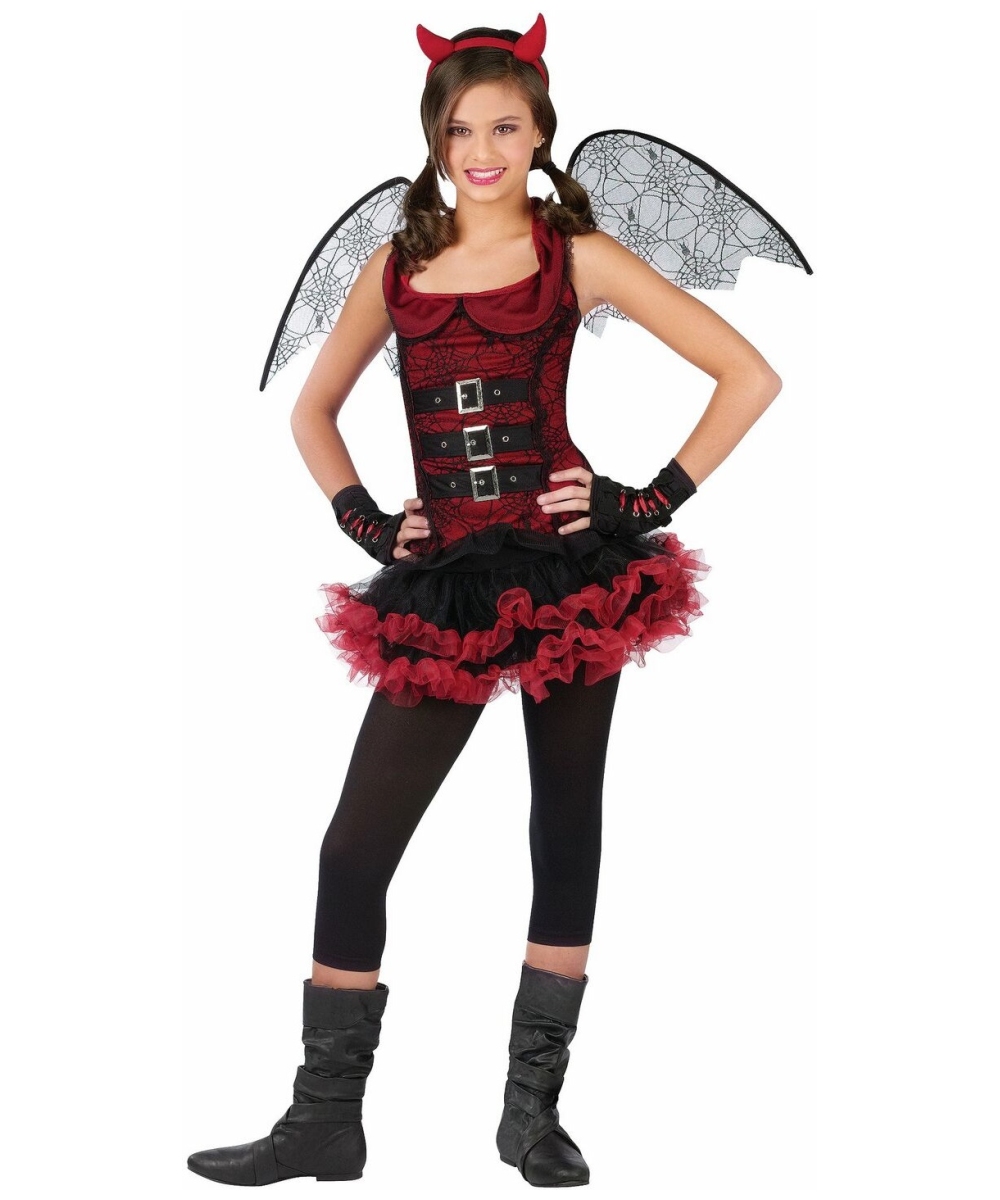 Devil Night Wing Teen Costume - Girl Devil Costumes