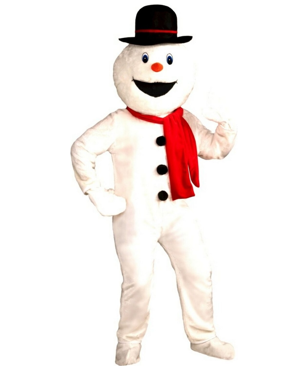  Plush Snowman Mascot Costume
