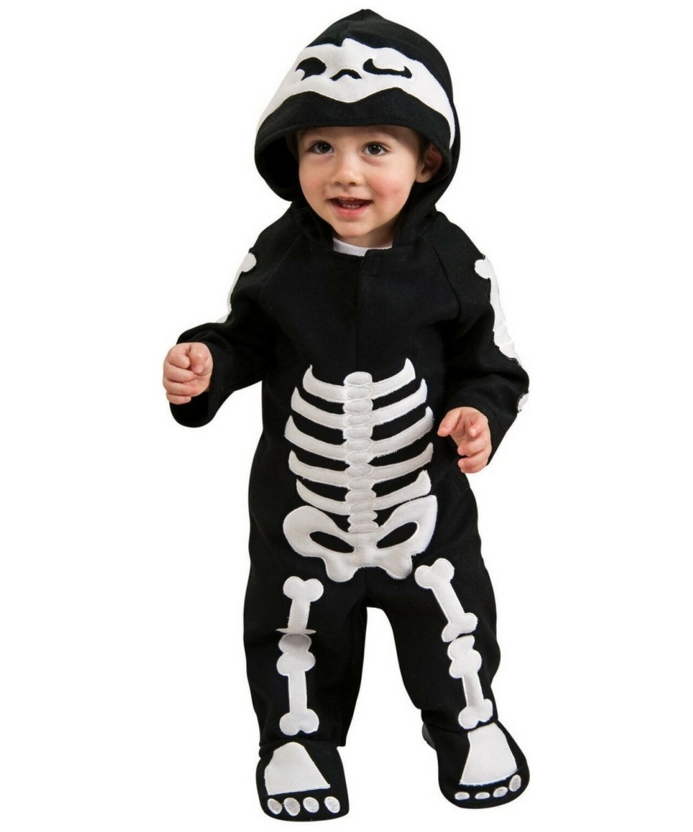 Baby Skeleton Costume - Infant/toddler Costume - Skelton Halloween ...