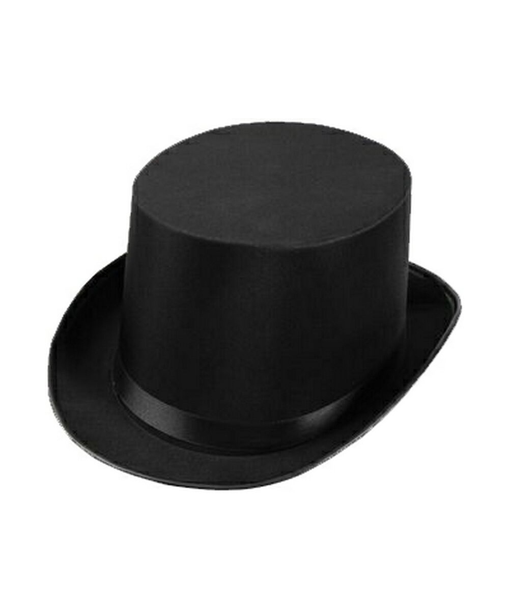  Top Hat Satin Black