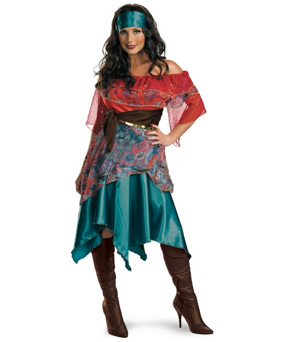 Adult Bohemian Babe Gypsy Costume - Women Costumes