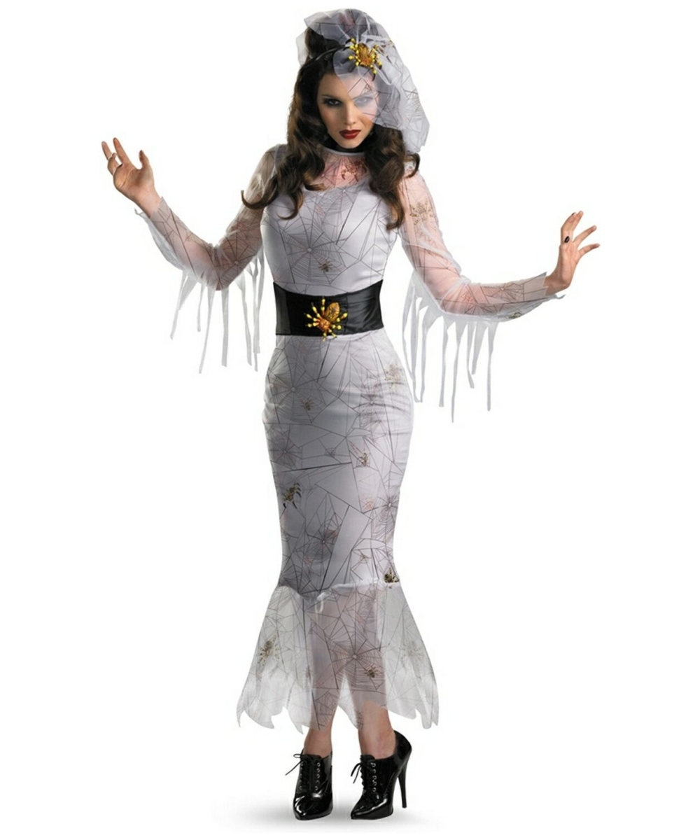 Web Woman Costume - Clive Barker Adult Costume Deluxe - Scary Halloween ...