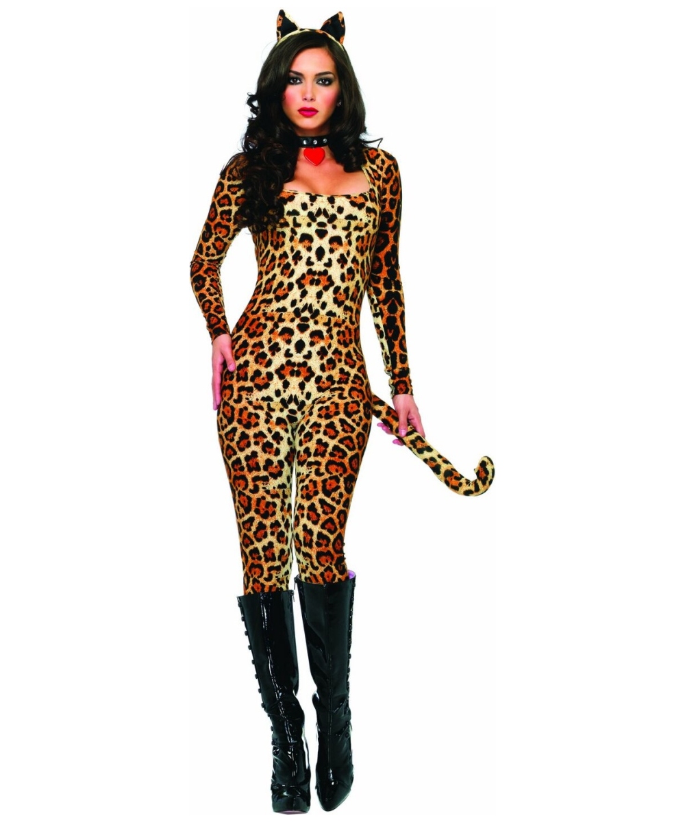  Womens Feline Cougar Costume
