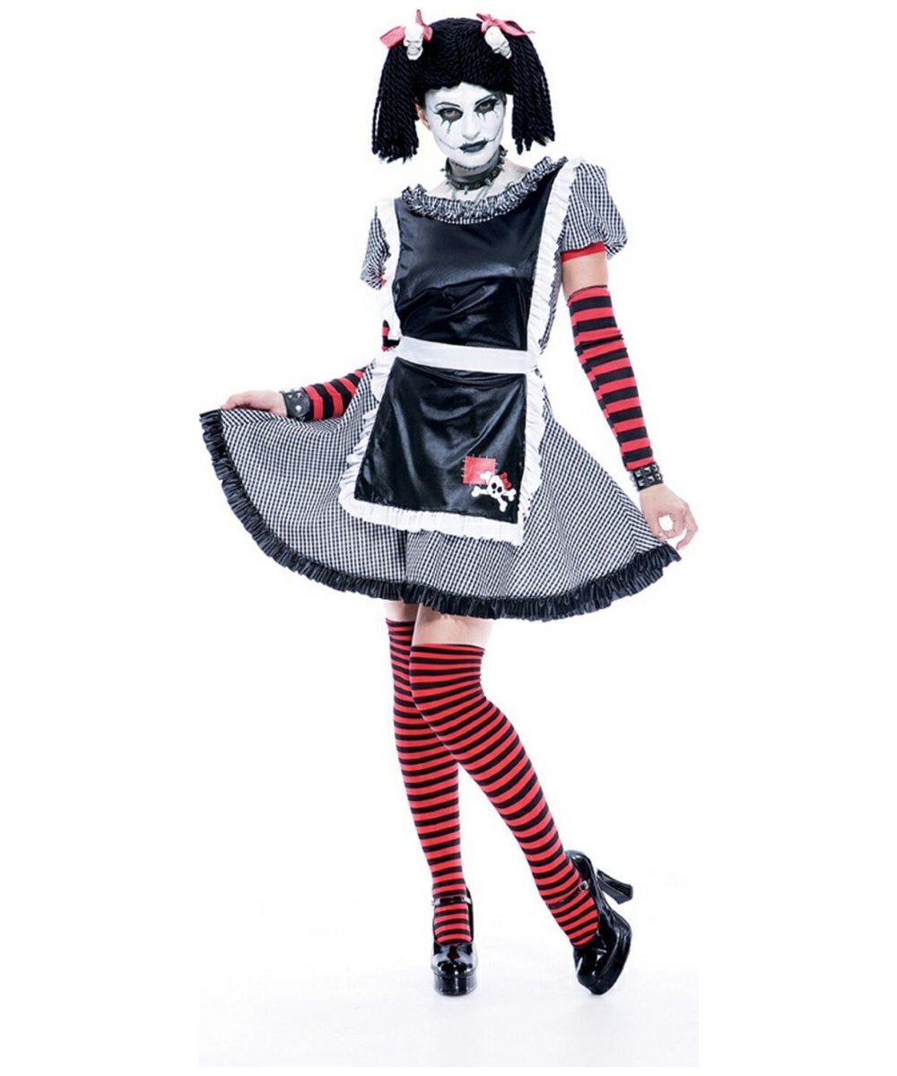 Gothic Rag Doll Costume - Adult Costume - Rag Halloween Costume at