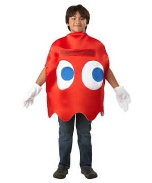 Pacman Blinky Kids Costume - Kid Funny Costumes