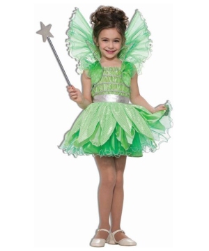 Green Fairy Girl Costume