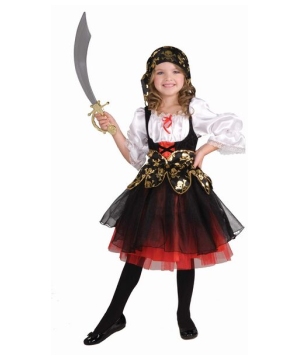 Little Pirates Treasure Girls Costume