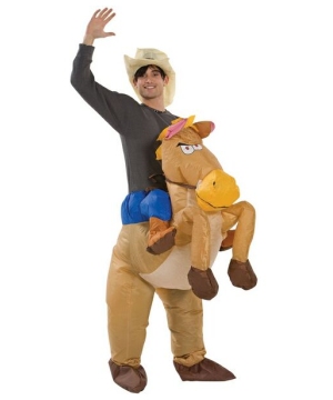  Inflatable Riding on Horse Costume