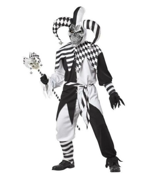 Adult Nobodys Fool Joker Costume - Men Costumes