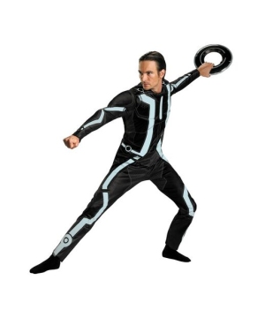 Child Video Game Disney Movie Tron Legacy Deluxe Virtual User Jumpsuit Costume