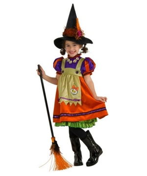  Orange Witch Kids Costume
