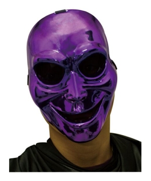 Purple Sinister Ghost Adult Mask