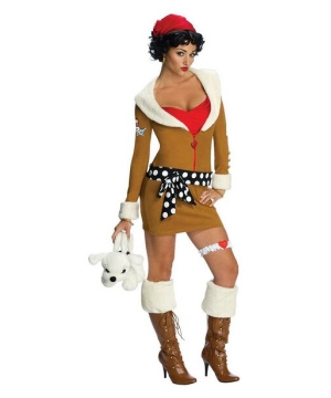  Womens Betty Boop Aviator Costume