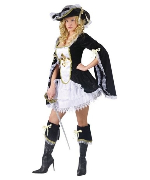 Midnight Musketeer Women's Costume