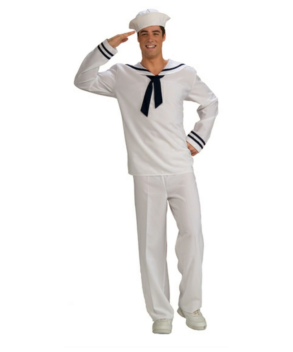 thumbnail image 2 of Kuscul 6Pack Halloween Sailor Costume Set Including Blue Scarf Eye Mask Gloves Socks 2 of 11