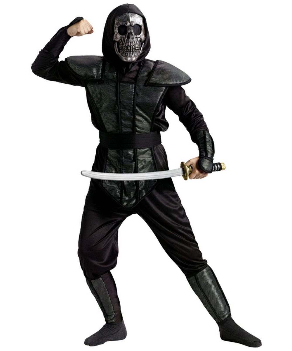  Boys Skull Ninja Master Costume