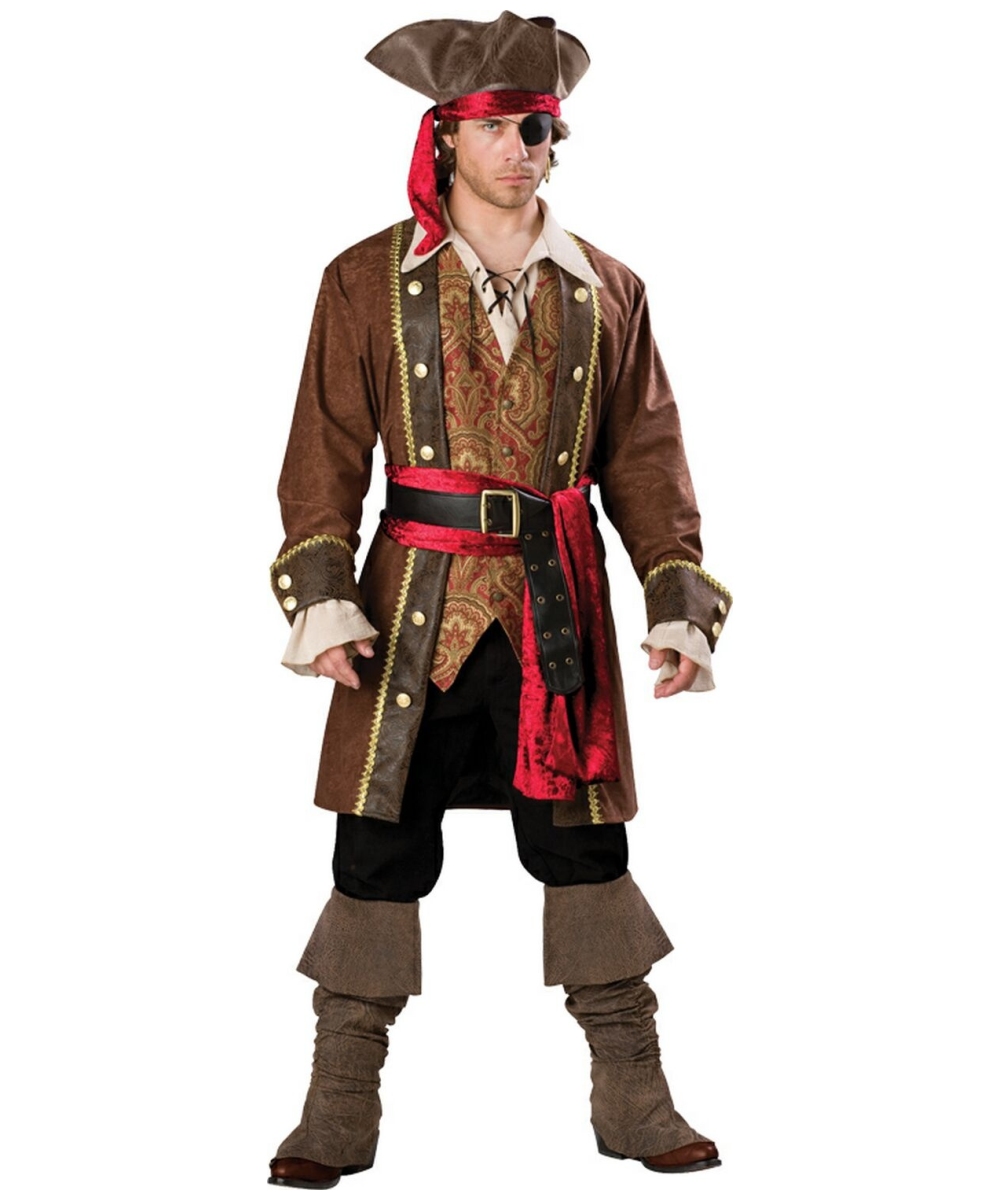 Adult Captain Skulldaggery Pirate Halloween Costume - Men Costumes