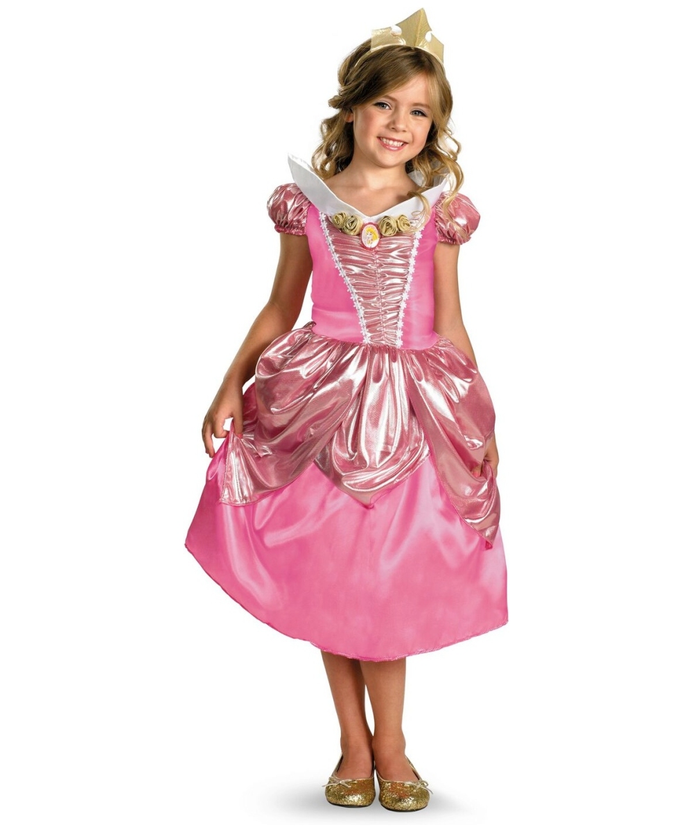 Aurora Disney Princess Kids Costume - Girls Disney Costumes