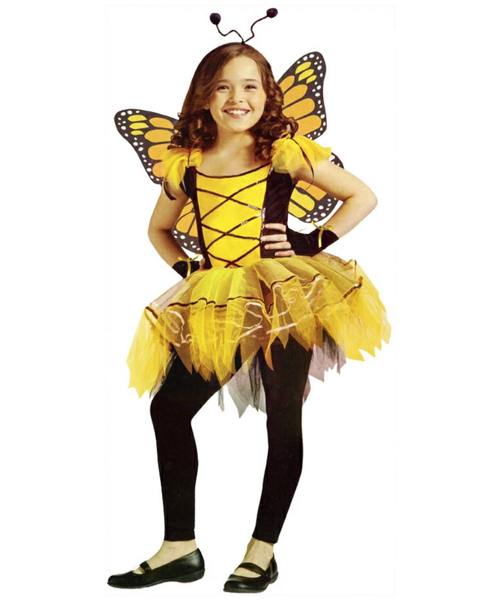  Girls Ballerina Butterfly Costume