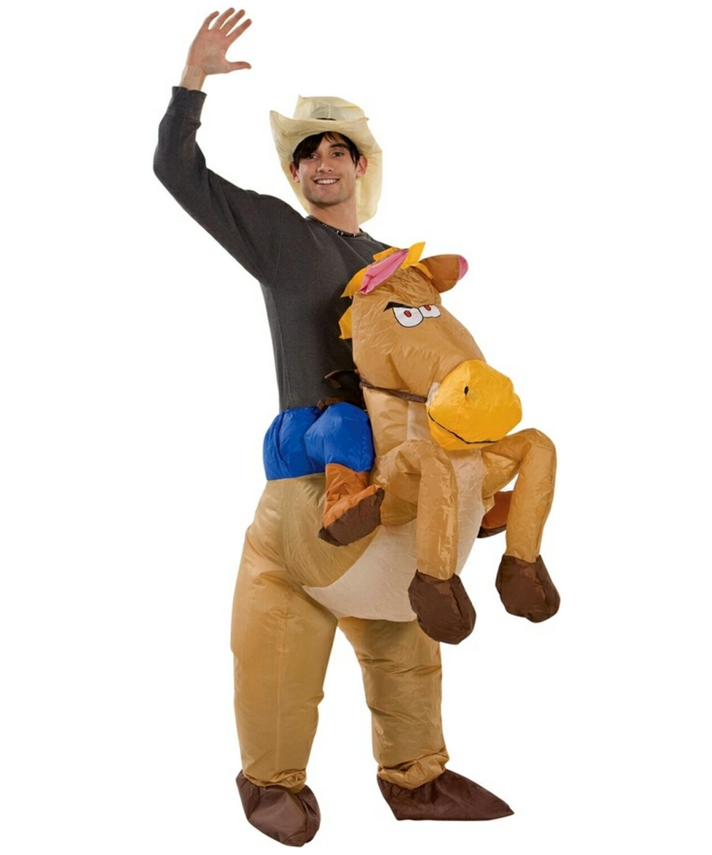 Adult Inflatable Riding on Horse Cowboy 