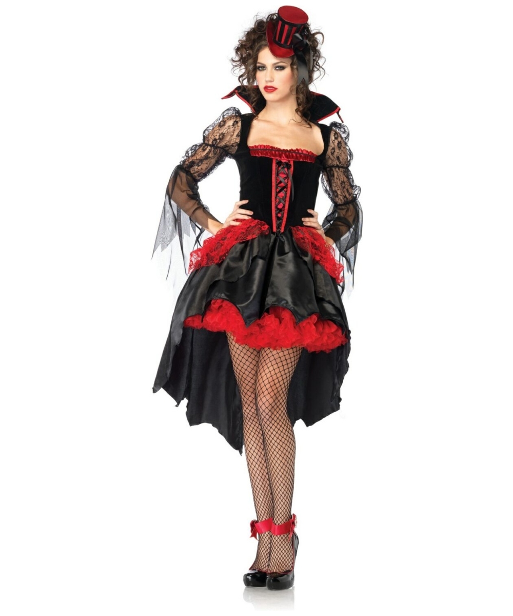 Adult Midnight Mistress Vampire Halloween Costume - Vampire Costumes