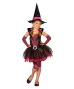 Striped Witch Kids Halloween Costume - Halloween Costumes