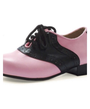 Adult Saddle Black And Pink Shoes - Adult Shoes