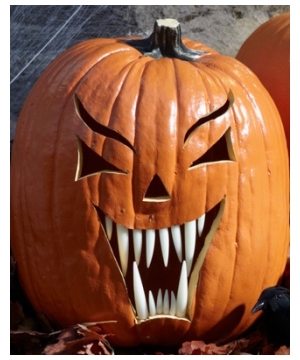 Bright White Fang Pumpkin Teeth - Pumpkin Costumes