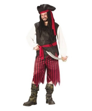 Caribbean Pirate Mens Costume