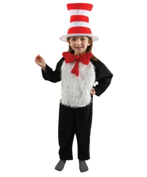 Cat in Hat Kids Costume