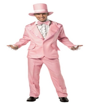 Adult Funky Tuxedo Pastel Pink Costume - Men Costume
