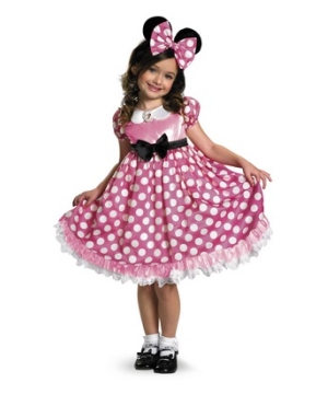 Minnie Mouse Glow in the Dark Girl Costume