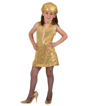 Gold Disco Girls Costume