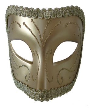 Gold Masquerade Adult Mask