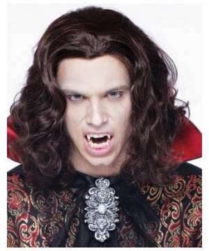 Adult Gothic Vampire Wig - Men Halloween Costumes