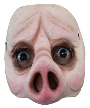 Half Pig Adult Mask