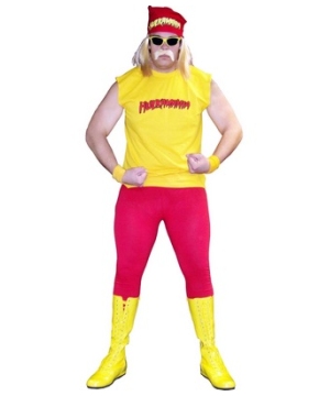 Adult Hulkamania Movie Costume - 1980s Men Costumes