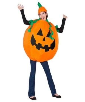 Adult Pumpkin Inflatable Halloween Costume - Pumpkin Costumes