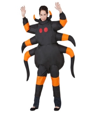 Adult Spider Inflatable Halloween Costume - Adult Costumes