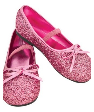 Light Pink Kids Flat Shoes