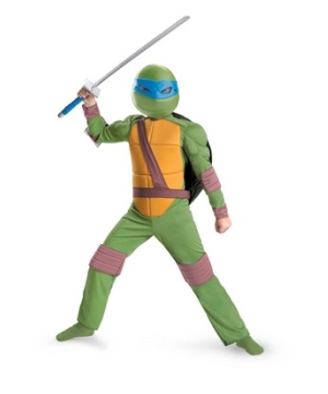 Kids Mutant Ninja Turtles Leonardo Costume - Ninja Boys Costume