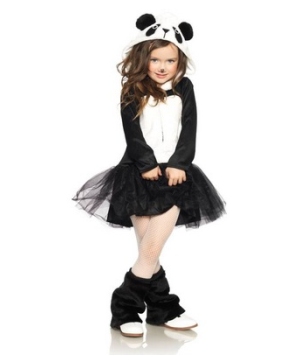 Pretty Panda Girl Costume